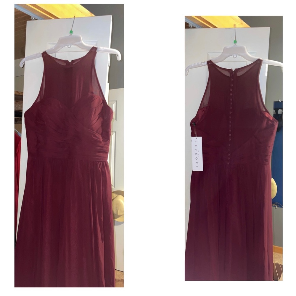 Bridesmaid dress.